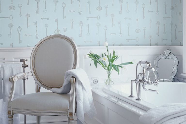 How to Wallpaper a Bathroom How to Wallpaper a Bathroom