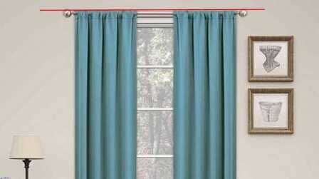 How To Hang Curtain Rod And Curtains Using A Laser Level?
