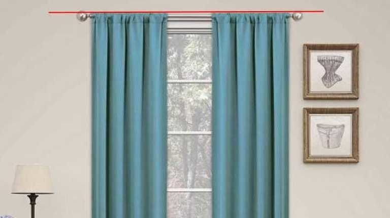 How To Hang Curtain Rod And Curtains Using A Laser Level? Source: topdreamer.com