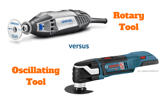 Rotary tool vs Oscillating tool Rotary tool vs Oscillating tool